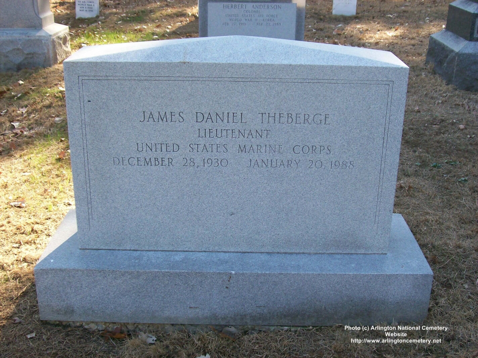 James Daniel Theberge - First Lieutenant, United States Marine Corps ...