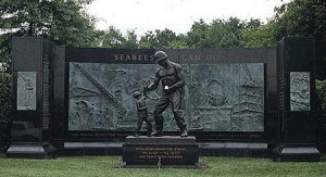 The Seabee Memorial At Arlington National Cemetery